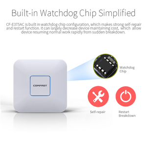 Công suất cao 1300Mbps băng tần kép không dây Trần AP Gigabit WAN LAN ethernet PoE cổng mạnh mẽ Router openwrt khuếch đại AP - Product Image 3