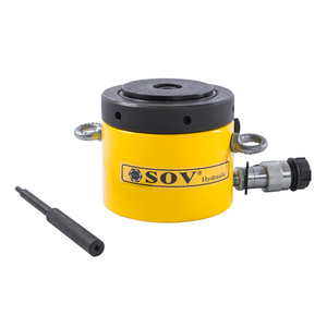 Cylindre hydraulique à simple effet ENERPAC 520T à faible hauteur, 700 bars, avec écrou de blocage, modèle CLP-5002 - Product Image 5
