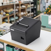 Mesin Printer Thermal 80mm Langsung dari Pabrik dengan USB 203dpi Barcode 1D/2D untuk Sistem Pencetakan Slip Transaksi Toko Retail