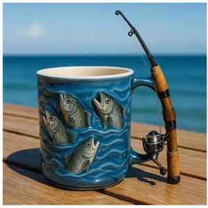 Nouveau produit Independent Station : Tasse en résine Angler's Dream avec doublure de ceinture, Mug amusant, Cadeau pour ami - Product Image 1