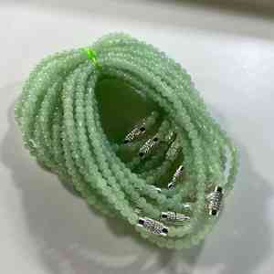 Pulsera de jade <span class=keywords><strong>verde</strong></span> tipo <span class=keywords><strong>Bruma</strong></span>, joyería de piedra natural auténtica con certificado, abalorios de jade curativos de alta calidad - Product Image 4