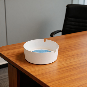 Cendrier jetable biodégradable portable, étanche, rond, pour voiture, camping, maison, en papier et gel, sans fumée - Product Image 1