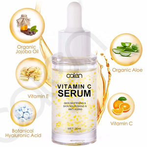 Sérum Visage Anti-rides et Éclaircissant Bio à l'Acide Hyaluronique et Vitamine C, 30ml, Marque Privée OEM - Product Image 5