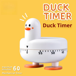 Cute Duck Manual Rotation Kitchen <strong>Timer</strong> Loud <strong>Digital</strong> <strong>Display</strong> Plastic Mechanical <strong>Timer</strong> with Scale <strong>Countdown</strong> Rotary Design - Product Image 5