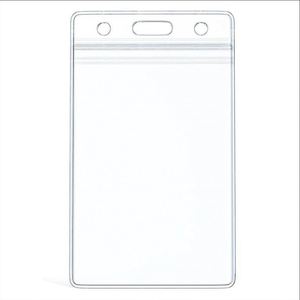Porte-carte en PVC souple transparent X616, porte-badge d'identification, vertical ou horizontal - Product Image 4