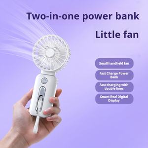 2-en-1 <span class=keywords><strong>powerbank</strong></span> 10000mAh portátil ventilador de mano banco de energía - Product Image 2