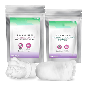 Hot lưu niệm quà tặng và gia đình hoạt động alginate ấn tượng bột bé tay và chân đúc Kit - Product Image 1
