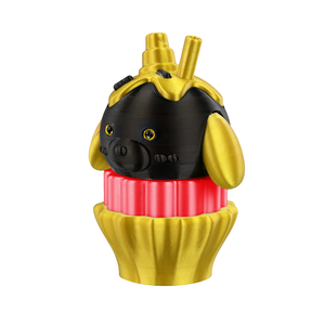 Meilleures ventes : Broyeur à herbes 3D en forme de chien mignon, broyeur d'épices sèches en plastique à 3 couches, 91 mm, avec tiroir - Product Image 3