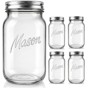 Frasco <span class=keywords><strong>de</strong></span> Vidrio Transparente <span class=keywords><strong>de</strong></span> Boca Ancha <span class=keywords><strong>de</strong></span> 8oz, 16oz, 32oz, Personalizado <span class=keywords><strong>de</strong></span> Fábrica, con Tapa, <span class=keywords><strong>para</strong></span> Conservas, <span class=keywords><strong>Miel</strong></span>, Mermelada, Encurtidos y Almacenamiento <span class=keywords><strong>de</strong></span> Alimentos - Product Image 3