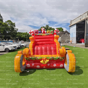 Chaise gonflable de Noël Yuedong, traîneau, Père Noël, rennes, château, pour fêtes en extérieur, jardin, <span class=keywords><strong>location</strong></span> - Product Image 5