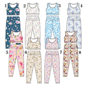 Kerui מהר יבש scrunch butt לנשימה המותניים אלסטי עם סט יוגה דפוס ערכת הפעלה לילדים - Product Image 3