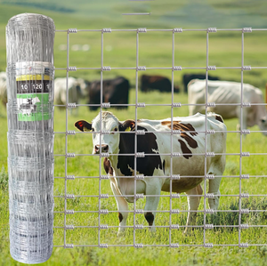 Crimped <b>Wire</b> <b>Mesh</b> Fence 5FT x 164FT Galvanized Low-Carbon Steel Square Hole Outdoor Use - Product Image 4