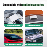 Support à ventouse universel Starlink Mini 360 °   Support de satellite réglable pour voiture, camping-car et bateau avec protection antidérapante