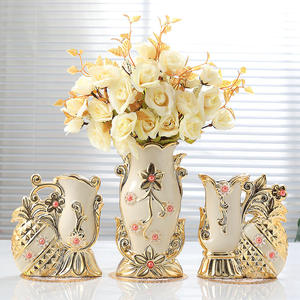 Vaso nordico artistico composizione floreale soggiorno ornamento vaso <span class=keywords><strong>in</strong></span> ceramica per la decorazione <span class=keywords><strong>di</strong></span> casa ufficio vaso d'oro - Product Image 6