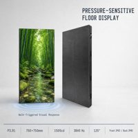 Vishow 5.0 - Plancher de danse LED interactif coloré sensible à la pression P3.91 pour intérieur, avec garantie de 2 ans