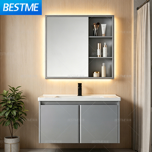 Baignoire LED noire luxueuse en acier inoxydable avec revêtement chauffant |   Lavabo en céramique au design moderne, écologique, pour hôtel, appartement, villa - Product Image 3