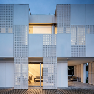 Panel de Revestimiento de Fachada de Pared Cortina de Aluminio Perforado Personalizado, Corte Láser, Revestimiento Exterior para Edificios - Product Image 6