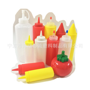 Chuncheng Tomato Condiment <b>Bottle</b> <b>Plastic</b> Squeeze <b>Bottle</b> For Sauce Cream Jam Solid Seasonings - Product Image 4