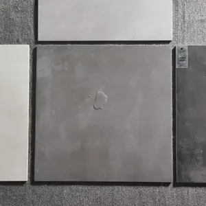 Pabrik Cina Semen Abu-abu Matte Glazed Pisos Porcelanato 60X60 Ubin Keramik untuk Lantai Lantai Porselen 600X600