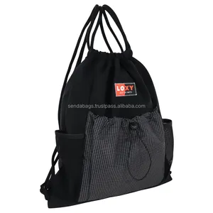 Borse con coulisse in Nylon poliestere 900D personalizzate con stringhe riflettenti per palestra sport zaino String zaini Cinch Tote Bag