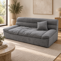 QINUO Vakuumverpacktes Rechteckiges Modulares Sofa mit Schwammfüllung Lineares Design Stoffmaterial Modulares Sofa