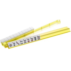 Estante de Mahjong Americano de Lujo de 18 Pulgadas con Empujador 2 en 1, Soporte Portátil de Acrílico para Fichas, 4 Piezas Multicolor - Product Image 5