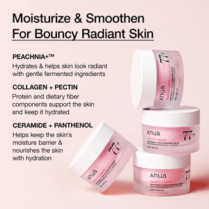 Crema Facial Humectante con Niacinamida de Melocotón para Piel Seca con Vitamina <span class=keywords><strong>B12</strong></span> y Colágeno, Cuidado de la Piel Coreano para una Piel Radiante - Product Image 6