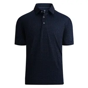 Groothandel Op Maat Van Hoge Kwaliteit Golftruien Zomer Snel Droog Golf Jersey Golftrui Met Korte Mouwen