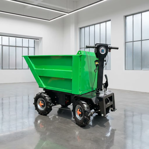 Carriola Elettrica Industriale a Quattro Ruote da 1000 kg con Batteria, Carrello Motorizzato con Ribaltamento Idraulico, Dumper Elettrico - Product Image 4