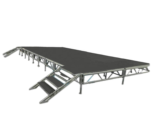 Mobile Concert Event Wedding Aluminum Modular Stage Quick Installation Anti-Skid Adjustable Height for Sale - Product Image 3