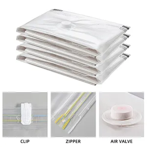 Transparent Vacuum Storage Bag Space Saver Bags For Clothes Pillows Bedding