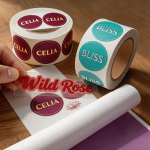 Pegatinas de Vinilo PVC Adhesivas Personalizadas con Logotipo Recortado, Resistentes al Agua, 500 Unidades MOQ para Uso Industrial - Product Image 1