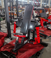 Machine à curls pour biceps NO.21, usage commercial, avec poids intégrés, machine à curls pour biceps assis, équipement de curls pour prédicateur assis, banc de musculation