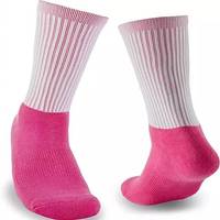Chaussettes d'hiver blanches en polyester, épaisses, à logo personnalisé, imprimées en 3D, pour sublimation, vente en gros