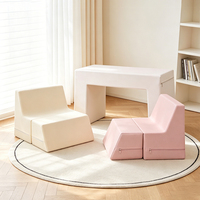 Ensemble de canapés modulaires commerciaux en mousse haute densité pour tout-petits, table-canapé pour enfants, idéal pour les projets de maternelles et garderies
