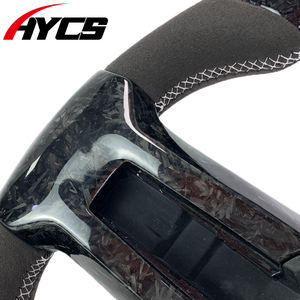 Accesorios de Interior de coche volante de fibra de carbono forjado para <span class=keywords><strong>Ford</strong></span> <span class=keywords><strong>Mustang</strong></span> <span class=keywords><strong>GT500</strong></span> 2008 2009 2010 2011 <span class=keywords><strong>2012</strong></span> 2013 2014 - Product Image 3