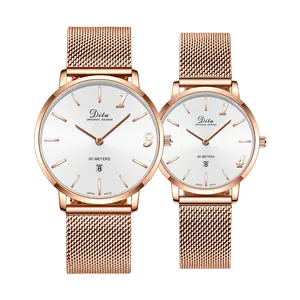 Custom Logo For Buy Longine Women Couple Watches Quartz Wristwatch Elegance Watches Stainless Steel Case Wrist Watch