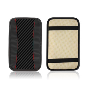 Alfombrilla de cuero para reposabrazos de coche, 32,5x19cm, almohadilla protectora antideslizante, cubierta de almacenamiento para consola central, accesorios interiores para coche - Product Image 4