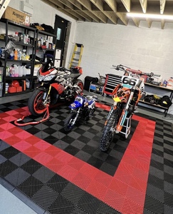 Dalles <span class=keywords><strong>de</strong></span> sol modulaires en <span class=keywords><strong>vinyle</strong></span> antidérapantes à clic faciles à installer pour garage 2024 - Product Image 5
