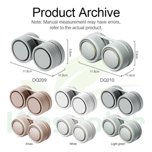 Ventilateur de cou portable pliable Kinscoter, mini USB, idéal pour le sport et les activités de plein air, avec batterie intégrée - Product Image 6