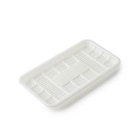 Vente Flash : Barquette Alimentaire Jetable Personnalisée en PP et Amidon de Maïs pour Emballage de Viande et Aliments (Supermarché)