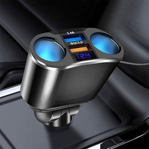 Cargador de Teléfono para Auto con Pantalla Digital Rápida, Carga Rápida, Multifunción, Extensión para Encendedor de Cigarrillos - Product Image 4