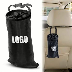 Promotional Gift <b>Collapsible</b> Bags Wholesale Custom Adjustable Car Trash Bin Garbage <b>Storage</b> Bag With Logo - Product Image 1