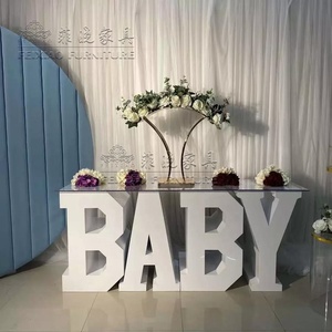 Luxury LOVE Letter metal <strong>iron</strong> <strong>Table</strong> for Wedding Stage Decoration - Product Image 1