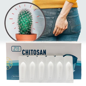 Supositorio de Quitosano ZB para Hemorroides, Mejora la Hemorragia, Prolapso, Protuberancia <span class=keywords><strong>Anal</strong></span>, Congestión Mucosa, Edema, 6 Piezas - Product Image 4