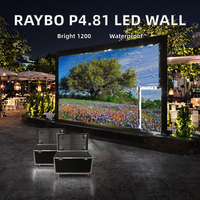 Modul Layar LED Sewa Indoor P3.91 Portabel, Video Wall LED Pemasangan Cepat untuk Konferensi, Pernikahan, Gereja, Acara Panggung