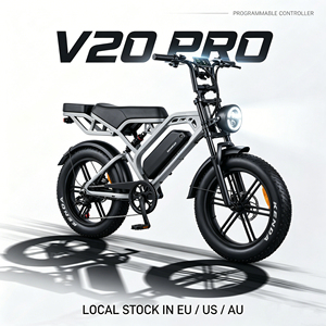 Vélo électrique QMWHEEL V20 Pro 20 pouces à pneus larges, 48V, tout-terrain, freins hydrauliques, livraison rapide en Italie, double suspension - Product Image 1