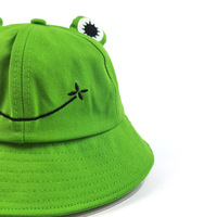 Chapeau Bob Fitspi pour Enfants et Parents, Chapeau de Pêcheur Grenouille pour Femmes, Chapeau Panama Uni pour l'Été et l'Automne, Idéal pour la Randonnée en Plein Air, la Plage et la Pêche, Protection Solaire