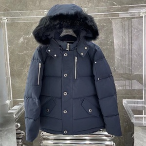 Veste d'hiver en duvet d'oie 90% haut de gamme, coupe-vent, col en fourrure de renard, pour homme, best-seller au Canada. - Product Image 1