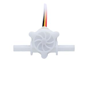 Petit capteur de débit à effet Hall en plastique à connexion rapide à 2 points pour distributeurs d'eau Mesure précise et installation facile - Product Image 1